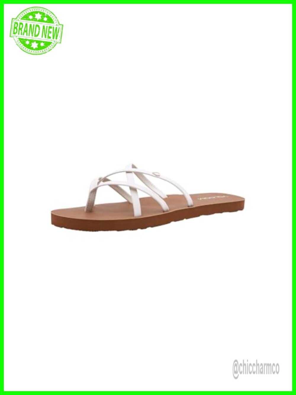 Women's Criss Cross Strap Flip Flop Sandals With Arch Support View 4